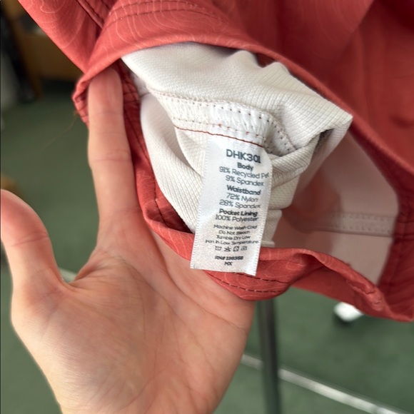 Shredly Rust Topographic Cargo Bike Shorts - Picture 9 of 9